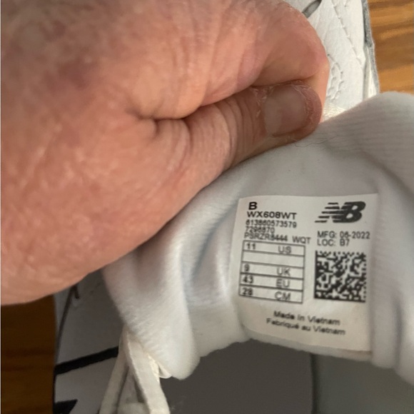 New Balance Womens 608 White/Blue Sneakers. Size 11 M. NWT! - Picture 4 of 6